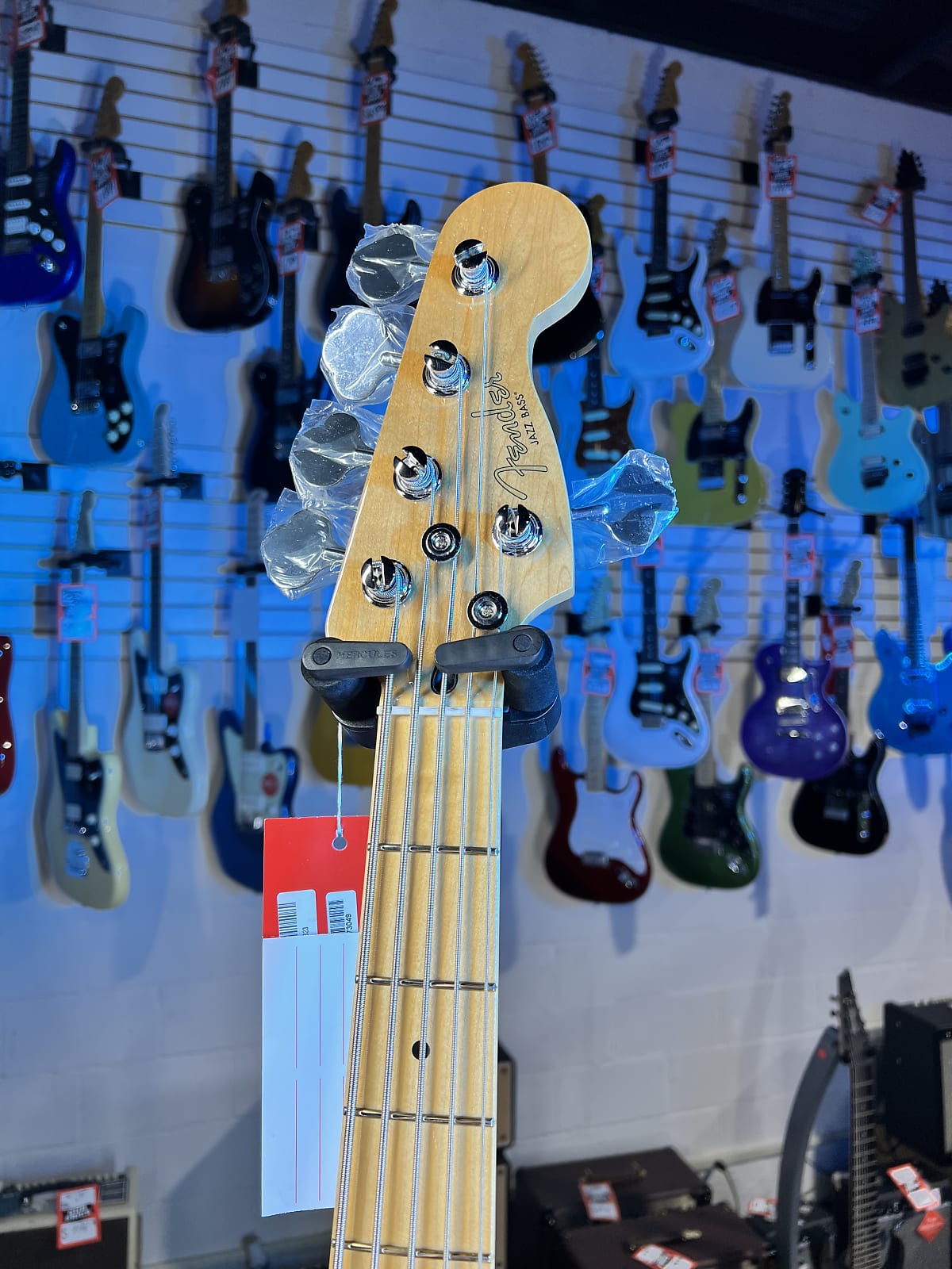 Fender Player II Modified Active Jazz Bass V - Olympic Pearl, Maple Fingerboard 104 GET PLEK’D!
