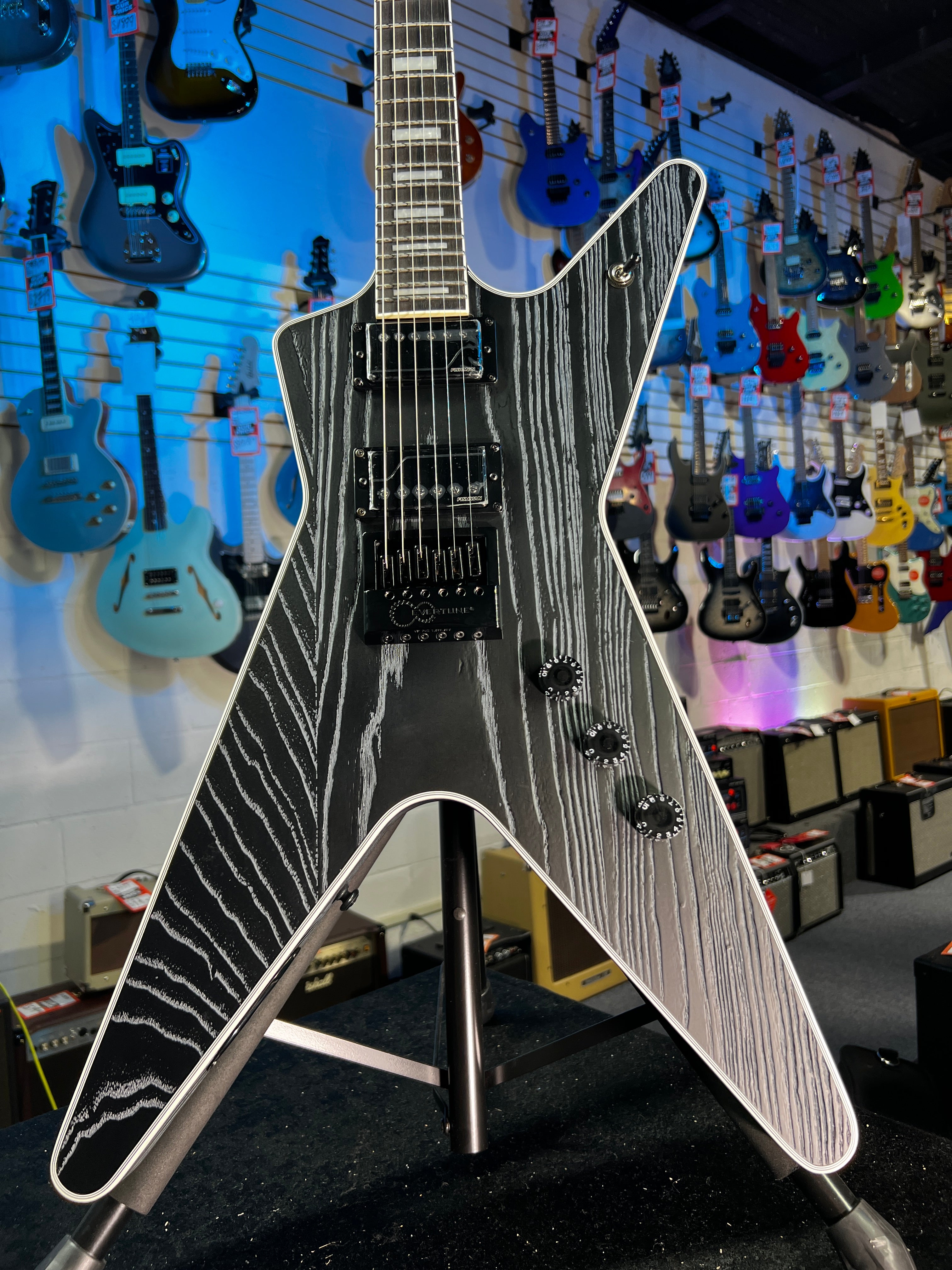 Dean Custom Run #16 ML Sandblasted Grey GET PLEK'D! 66/100