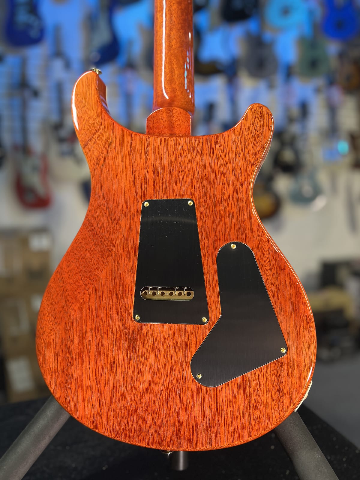PRS Wood Library Custom 24 Left Handed 2024 - Burnt Maple Leaf, Ziricote Fingerboard, Signature Dealer, 994, Free Plek!