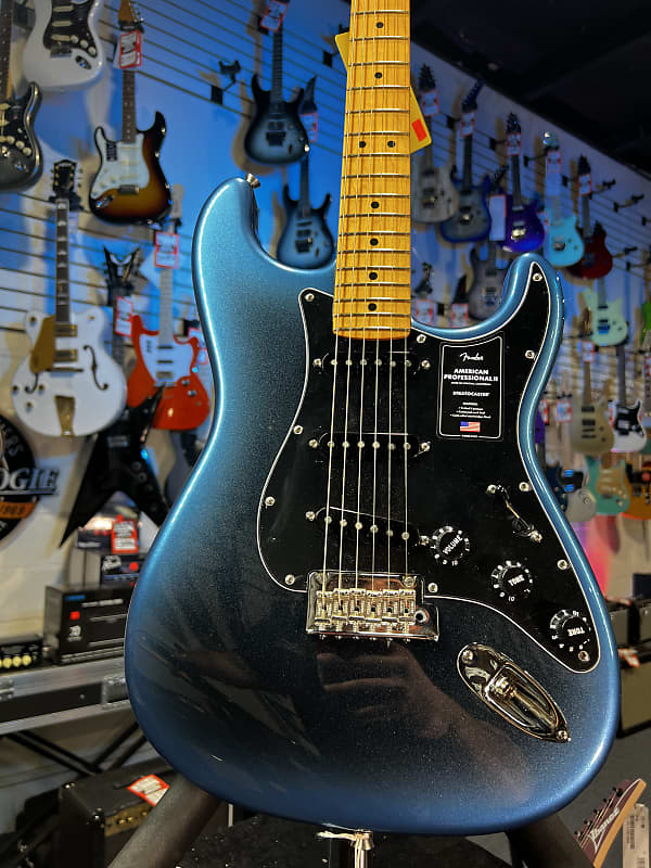 Fender American Professional II Stratocaster - Dark Night with Maple Fingerboard Auth Deal! 794 GET PLEK’D!