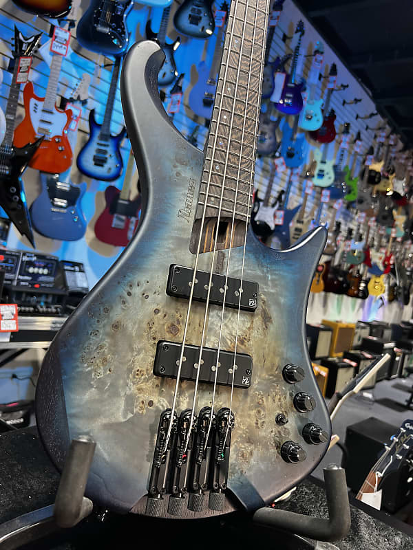 Ibanez EHB Ergonomic Headless Cosmic Blue Starburst Flat Auth Dealer Free Ship! 790 GET PLEK’D!