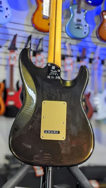 Fender American Ultra Stratocaster Left-handed - Texas Tea with Maple Fingerboard *FREE PLEK WITH PURCHASE*! 103