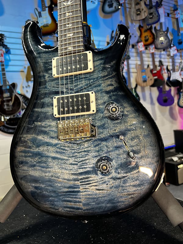 New PRS 2024 Custom 24 Custom Color – Faded Whale Blue Smokewrap Burst, PRS Case, Ath Dlr GET PLEKD 876