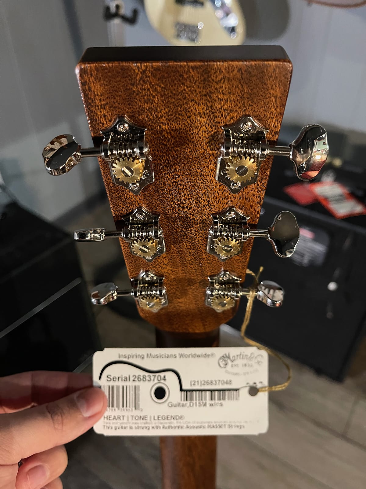 D-15M Acoustic Guitar - Mahogany #704