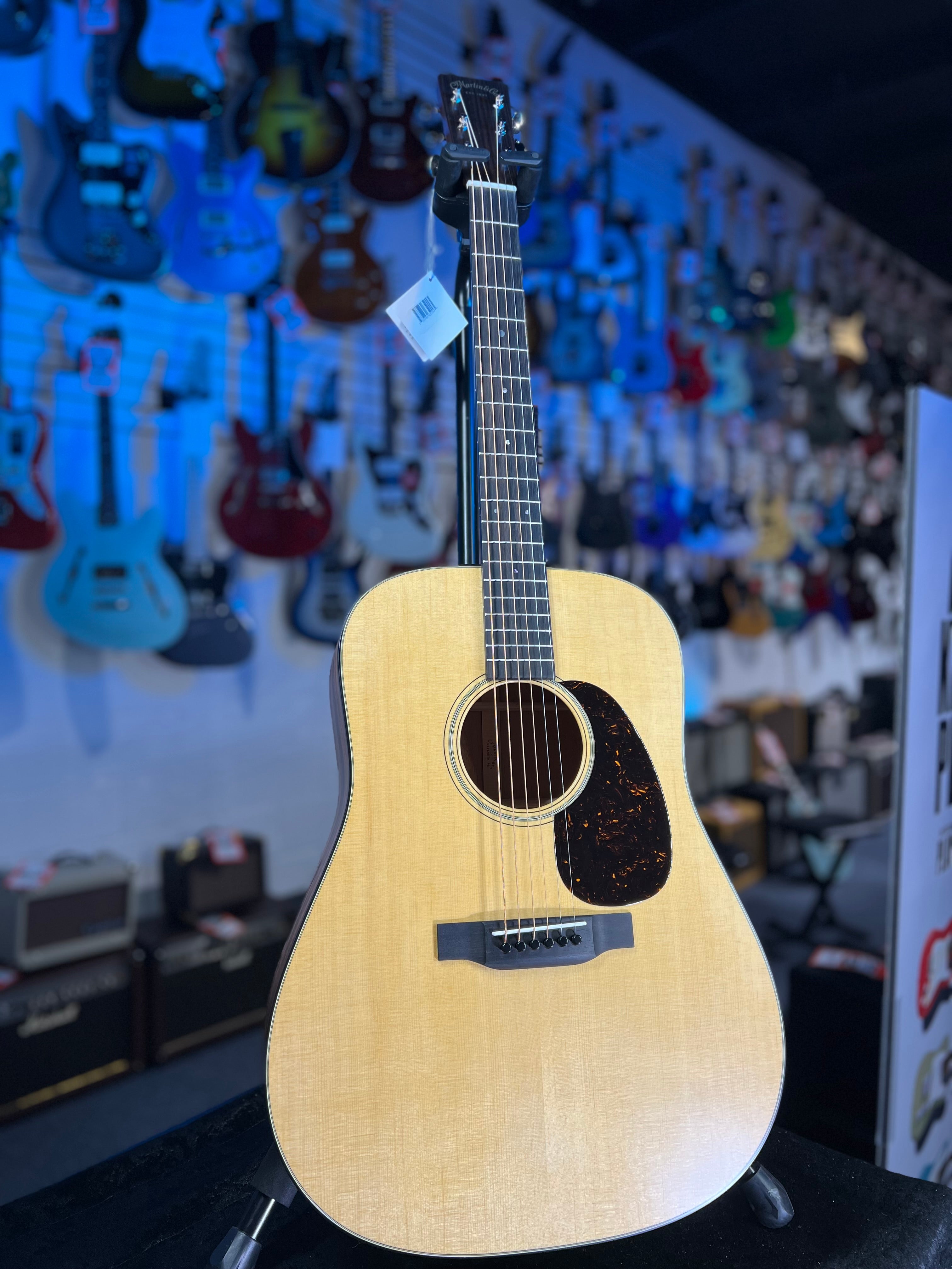 Martin D-18 Satin Acoustic Guitar - Satin Natural , w Case, Auth Dealer GET PLEK'D! 663