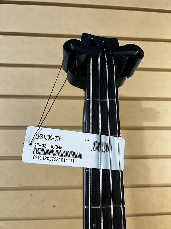 EHB Ergonomic Headless Bass Guitar - Cosmic Blue Starburst Flat #111 GET PLEK'D!