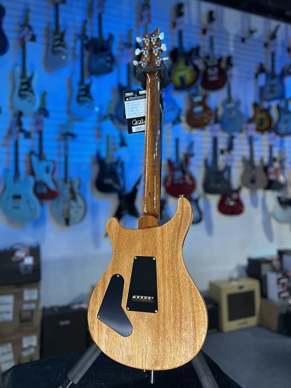 PRS Wood Library Custom 24 2024 - Custom Color / Natural - Quilt 10 Top, Brazilian RW, Paisley Case, Signature Dealer 757