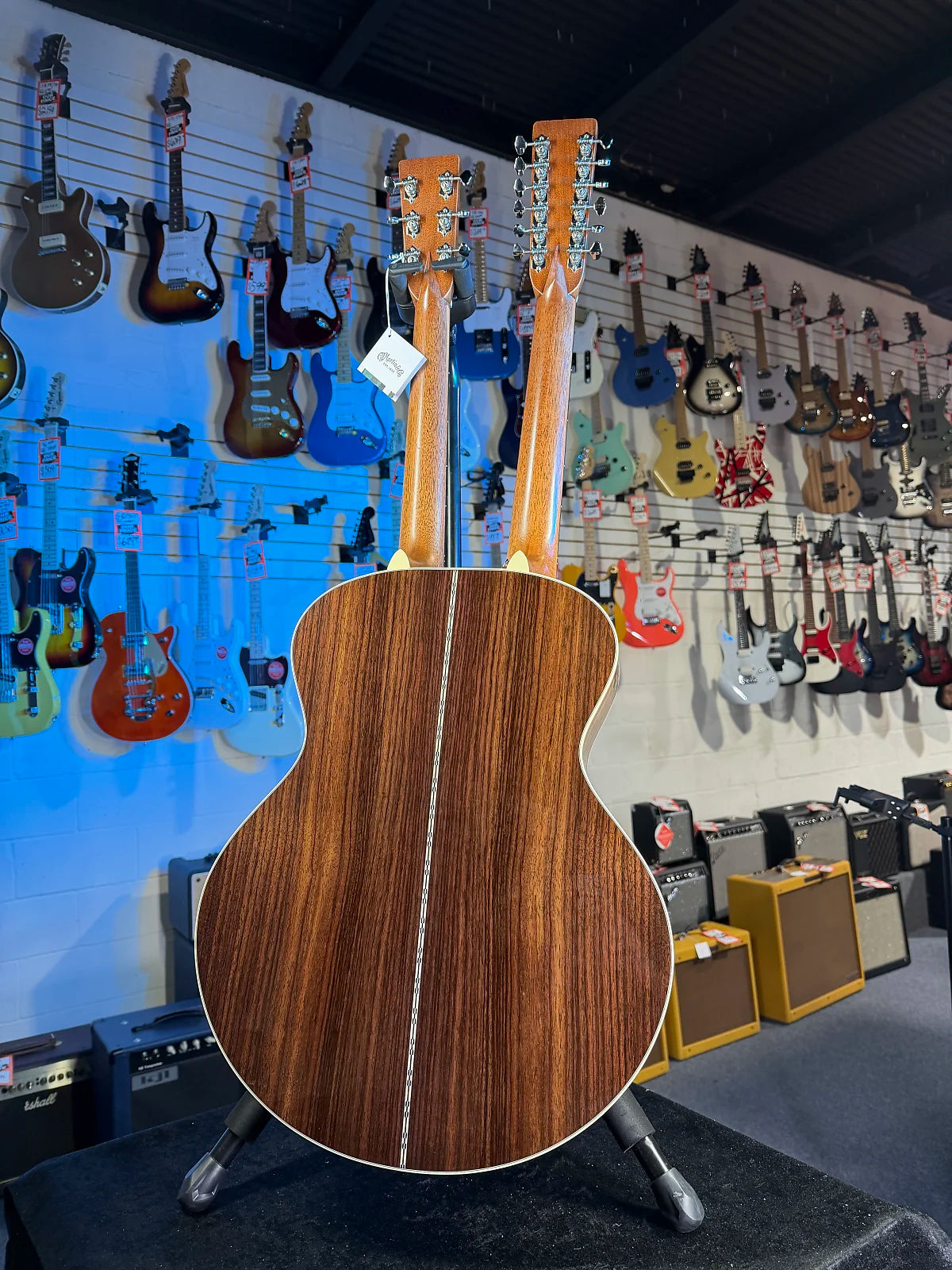 Martin Grand J-28E DN Doubleneck Standard Series Acoustic-electric Guitar - Aging Toner GET PLEK'D! 238