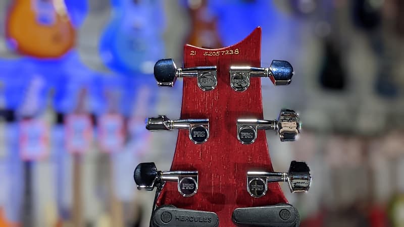 PRS S2 Standard 24 Electric Guitar – Satin Vintage Cherry Nitro W/ PRS Bag, *FREE PLEK WITH PURCHASE*! 338