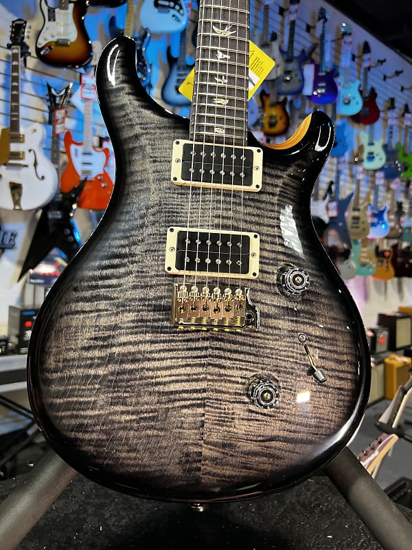 PRS Core Custom 24, Custom Color- Charcoal Smokewrap Burst, Pattern Thin Neck, Auth Dealer Free Ship! 277 GET PLEK'D!