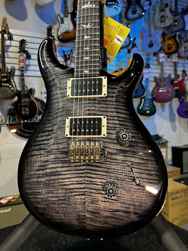 PRS Core Custom 24, Custom Color- Charcoal Smokewrap Burst, Pattern Thin Neck, Auth Dealer Free Ship! 277 GET PLEK'D!