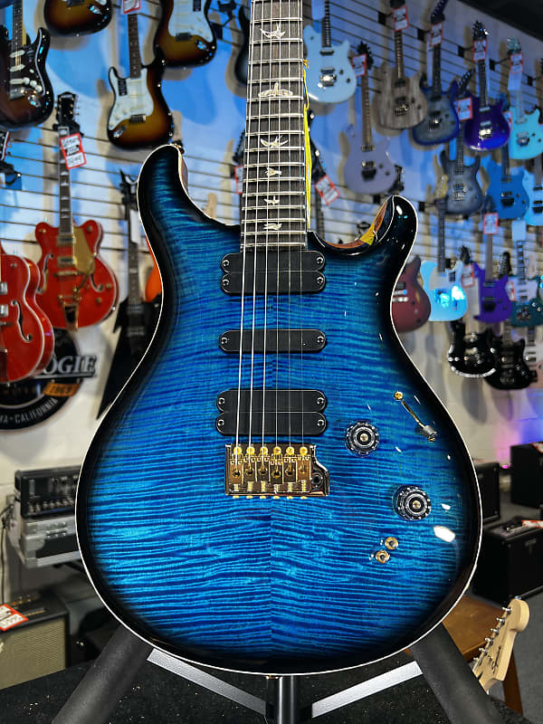 PRS 509, Artist Top, Custom Color River Blue Smokeburst Auth Dealer Free Shipping! 937 GET PLEK�D!