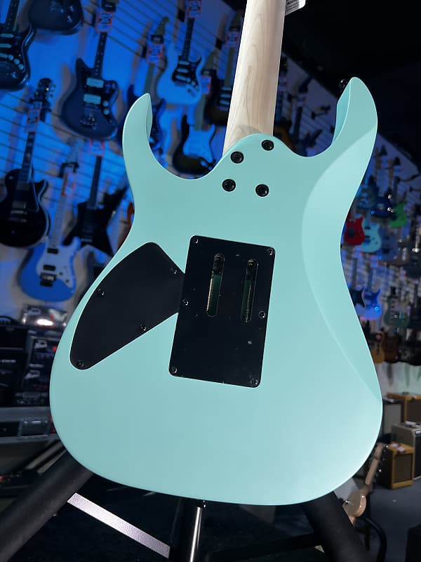 Ibanez RG470DX Electric Guitar - Sea Foam Green Matte GET PLEK'D! 057