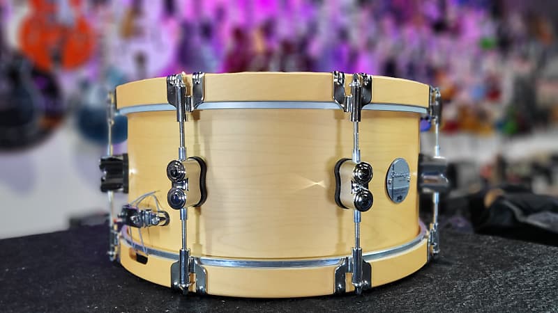 PDP Concept Maple Classic Snare Drum 6.5 x 14in. Natural with Natural Hoops Auth Dealer Free Ship!