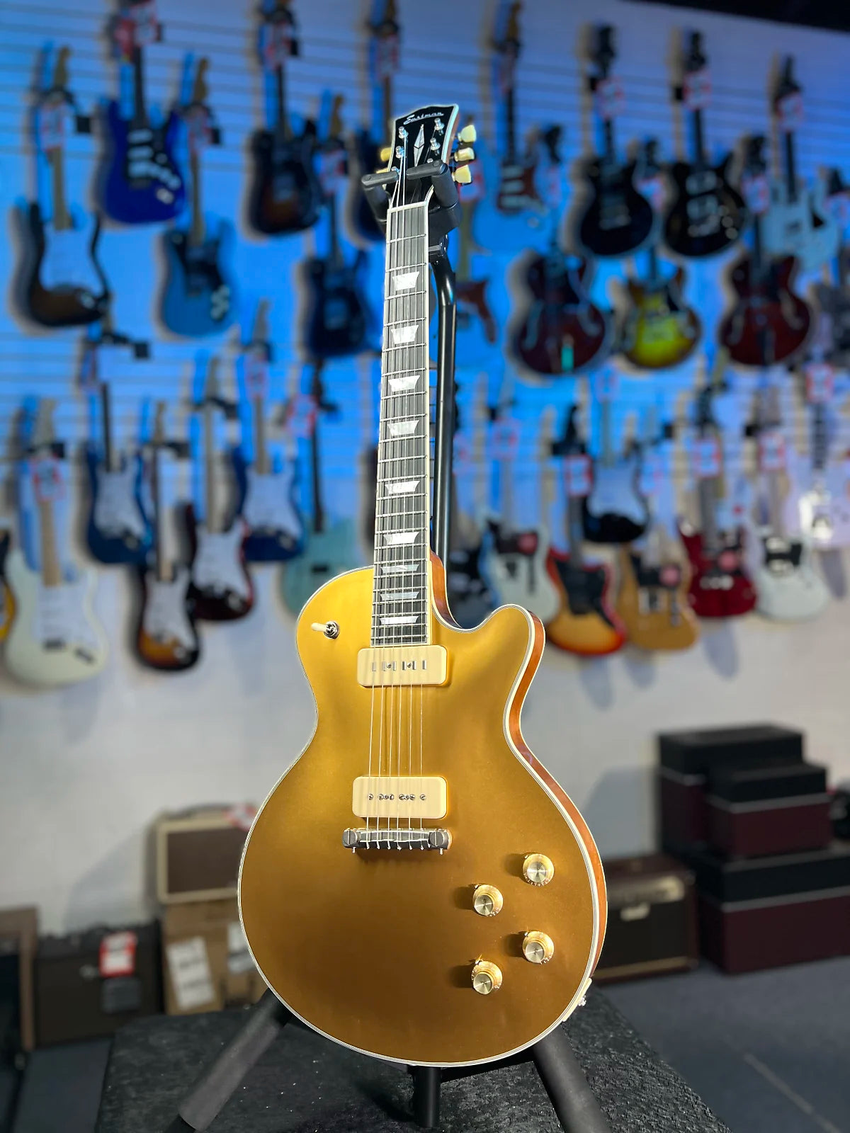 Eastman SB54/TV Limited Edition - Vintage Gold w/ OHSC, Get Plek'd! 056