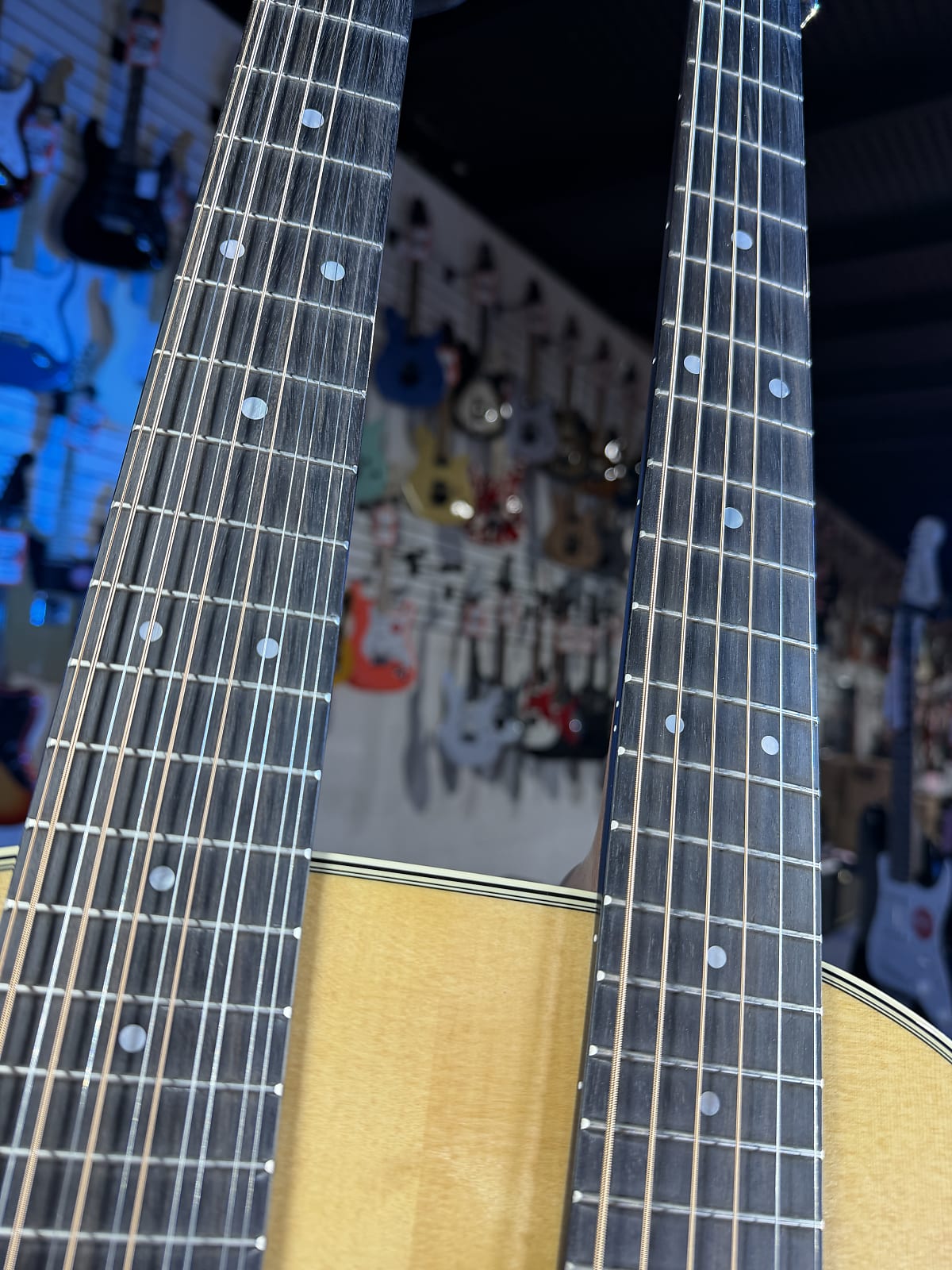 Martin Grand J-28E DN Doubleneck Standard Series Acoustic-electric Guitar - Aging Toner GET PLEK'D! 238