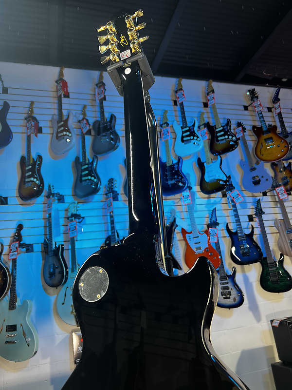 Epiphone 7-string Matt Heafy Les Paul Custom Origins Left-handed Ebony GET PLEK'D! 671