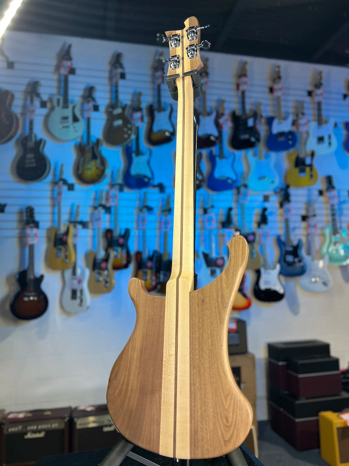 New 2025 Rickenbacker 4003S Walnut Bass w/ OHSCase 4003SW 763