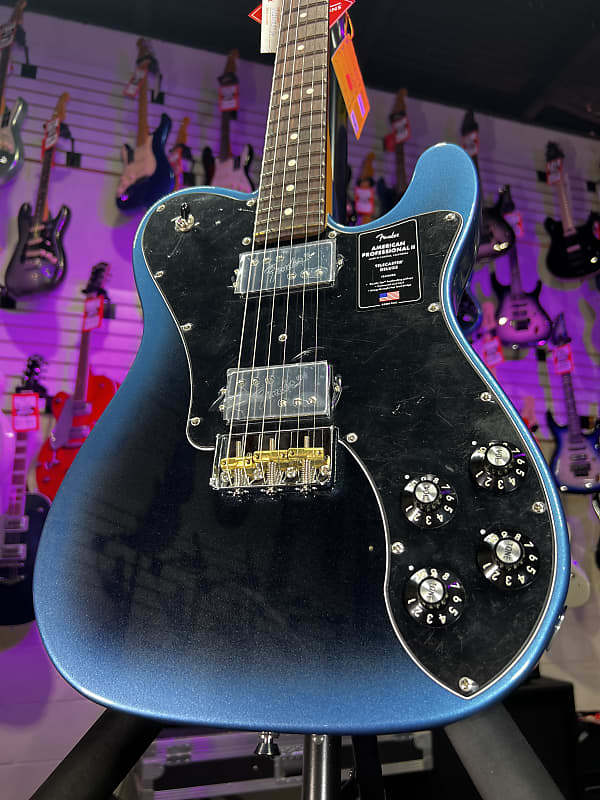 Fender American Professional II Telecaster Deluxe - Dark Night with Rosewood Fingerboard Auth Deal Free Ship #354 GET PLEK’D!