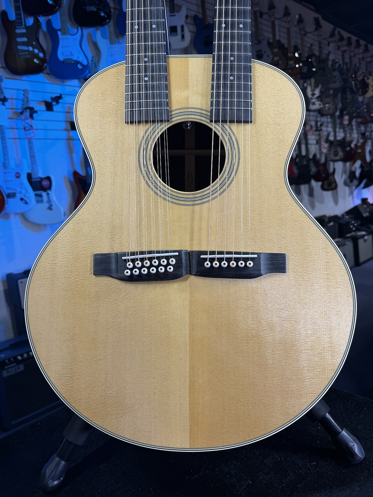 Martin Grand J-28E DN Doubleneck Standard Series Acoustic-electric Guitar - Aging Toner GET PLEK'D! 238