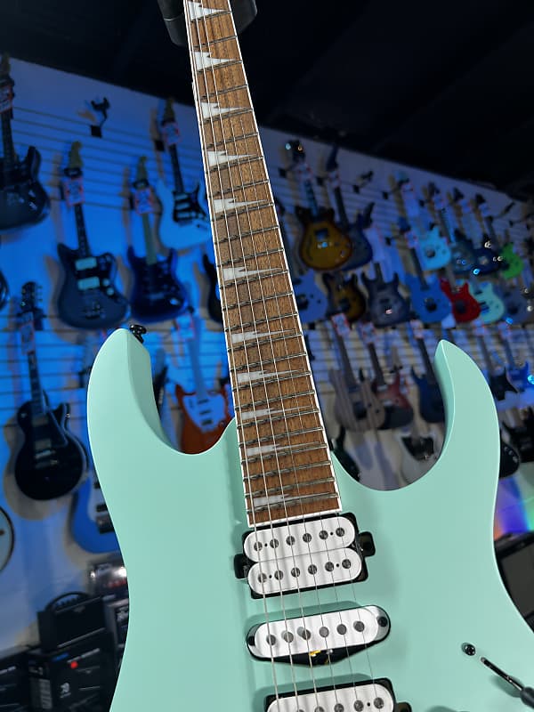 Ibanez RG470DX Electric Guitar - Sea Foam Green Matte GET PLEK'D! 057