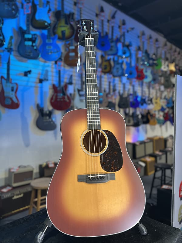 Martin D-18 Satin Acoustic Guitar - Satin Amberburst, w Case, Auth Dealer GET PLEK'D! 629