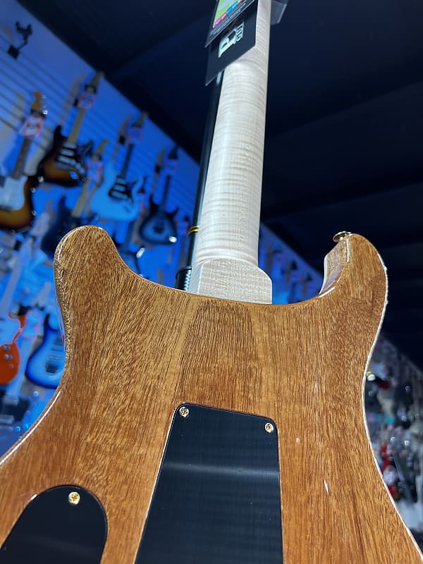 PRS Wood Library Custom 24 Fatback 2024 - Natural - Flame 10 Top Flame Maple Neck, Paisley Case! 740