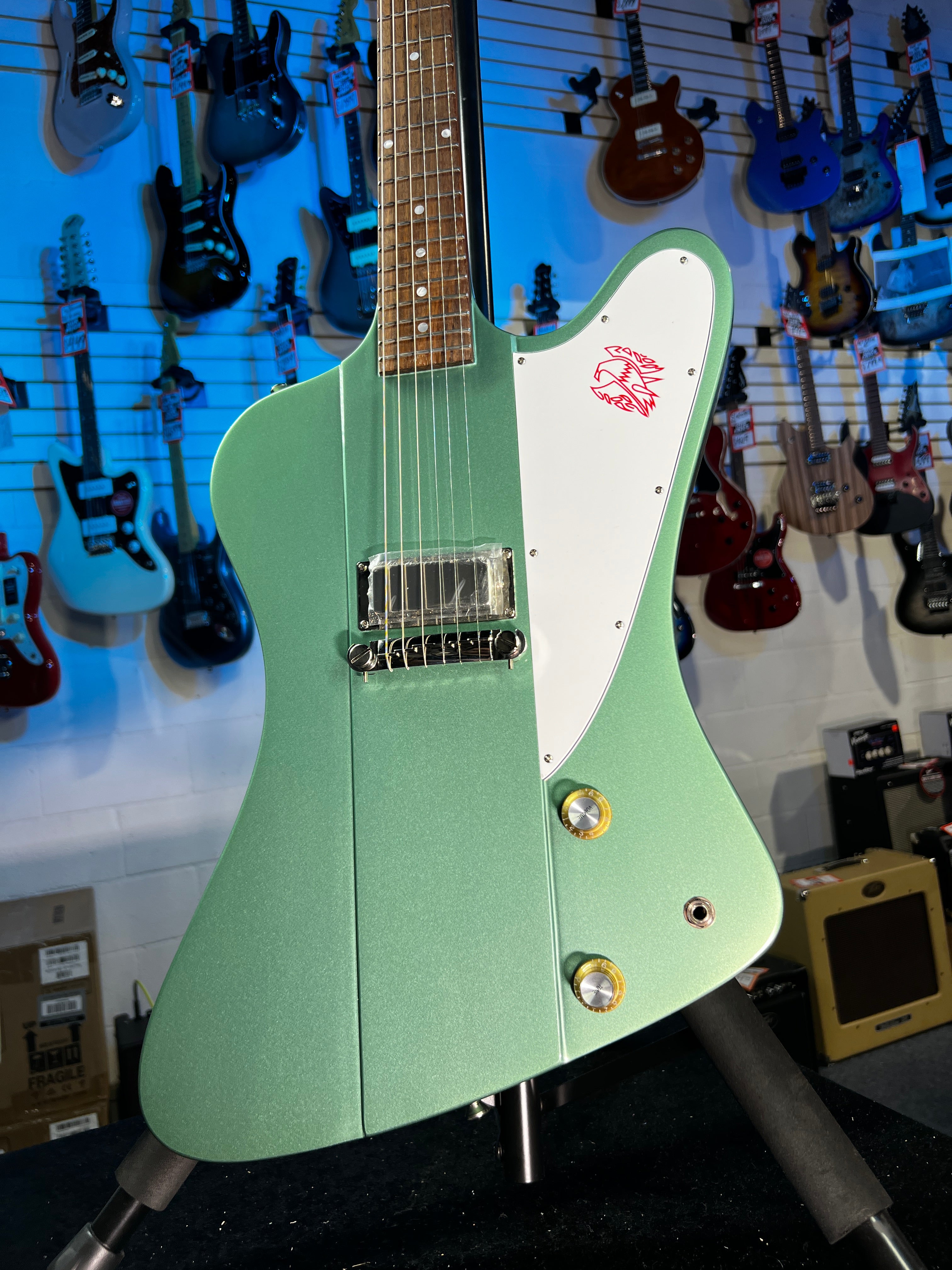 Epiphone 1963 Firebird I Electric Guitar - Inverness Green GET PLEK'D! 524