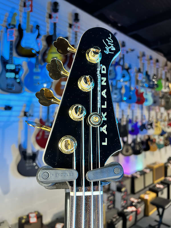 Lakland Geezer Butler Signature Skyline 44-64 Custom GZ Transparent Black