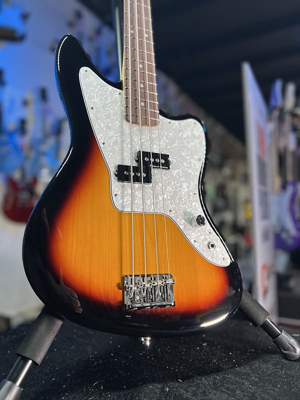 Fender Mark Hoppus Jaguar Bass - 3-color Sunburst with Rosewood Fingerboard, Gig Bag, Free Plek, IN STOCK, Limited 610