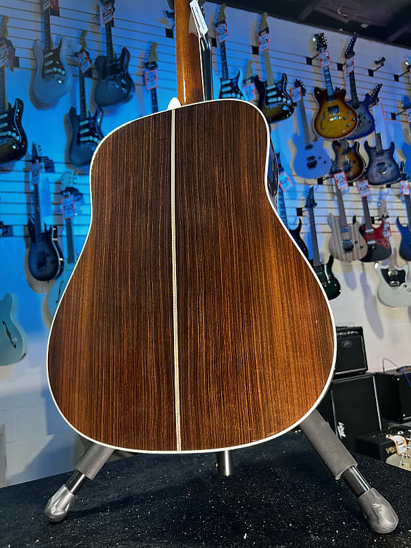 Martin D-42 Left-Handed Dreadnought Acoustic Guitar - Natural GET PLEK'D! 769