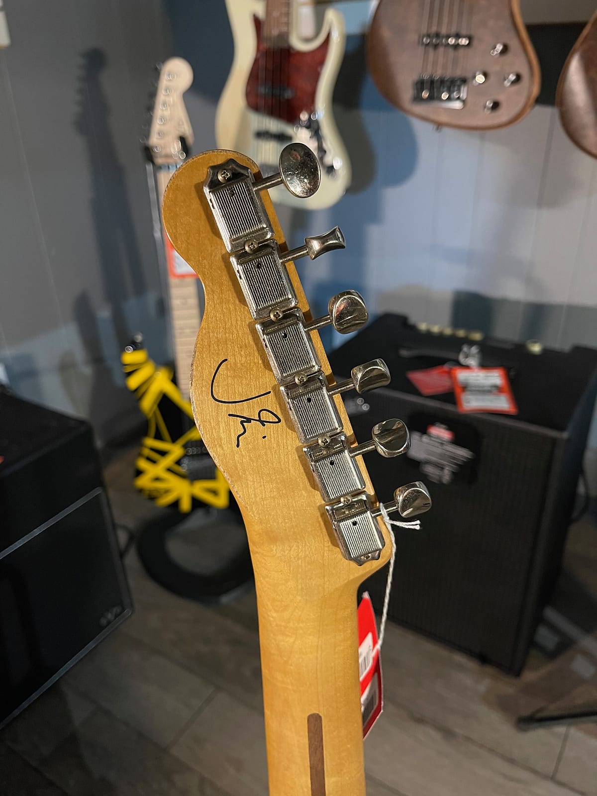 J Mascis Telecaster - Bottle Rocket Blue Flake W Maple Neck #362