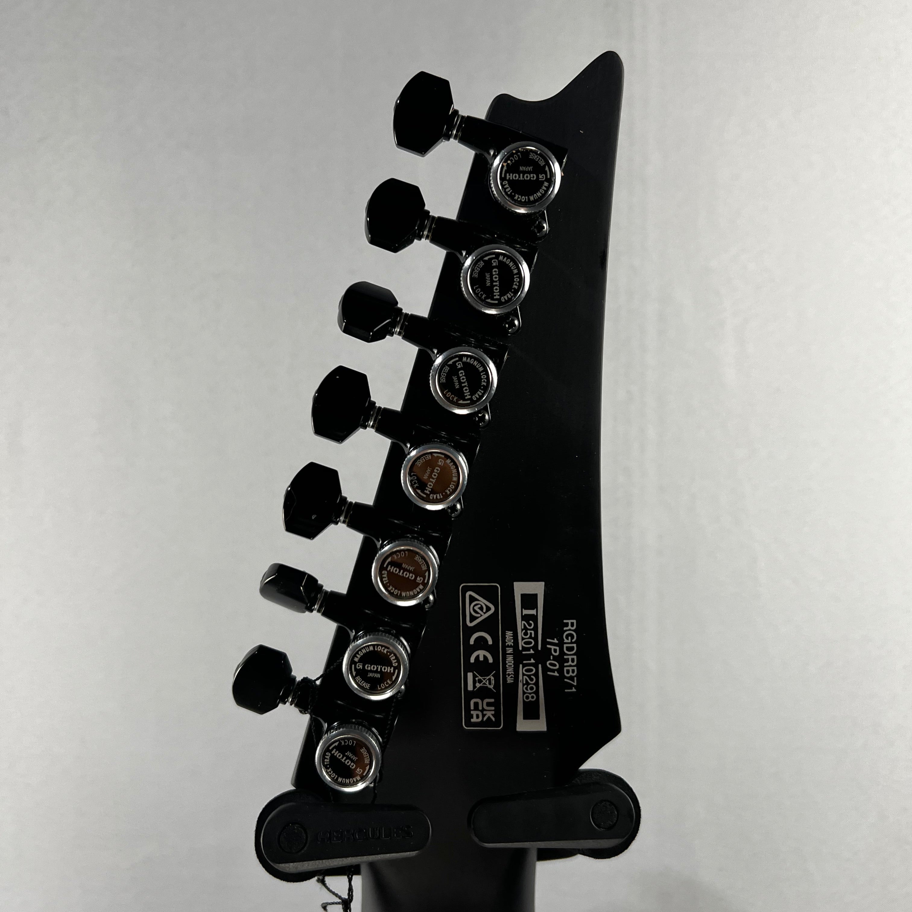 Iron Label RGDRB71 Electric Guitar - Black #298 GET PLEK'D!