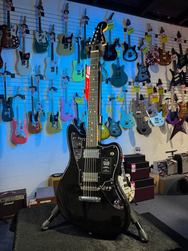Fender Limited Edition Player Fusion Jaguar Baritone - Black