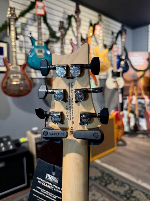 PRS SE CE 24 Satin Flat Black Top, C&M Exclusive 413