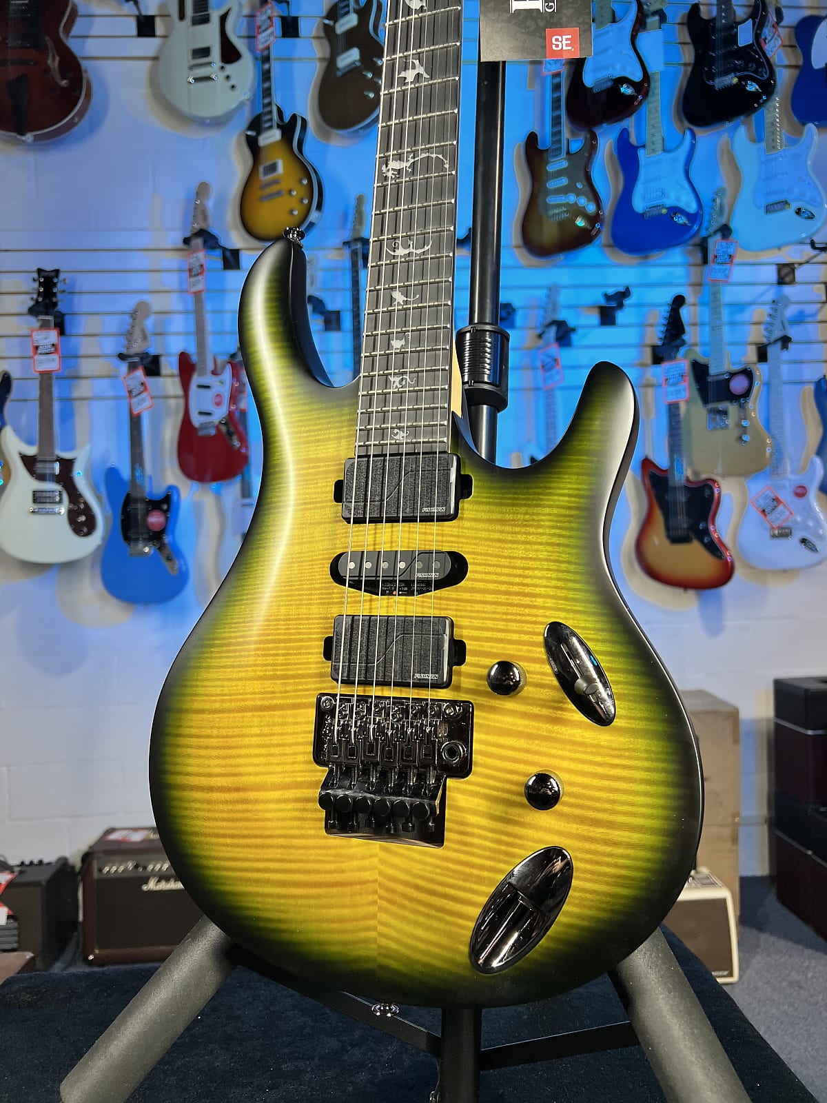 PRS SE Chleo Herman Li Signature Electric Guitar - Mantis Burst w/ Gig Bag, Get Plek'd Free! 794