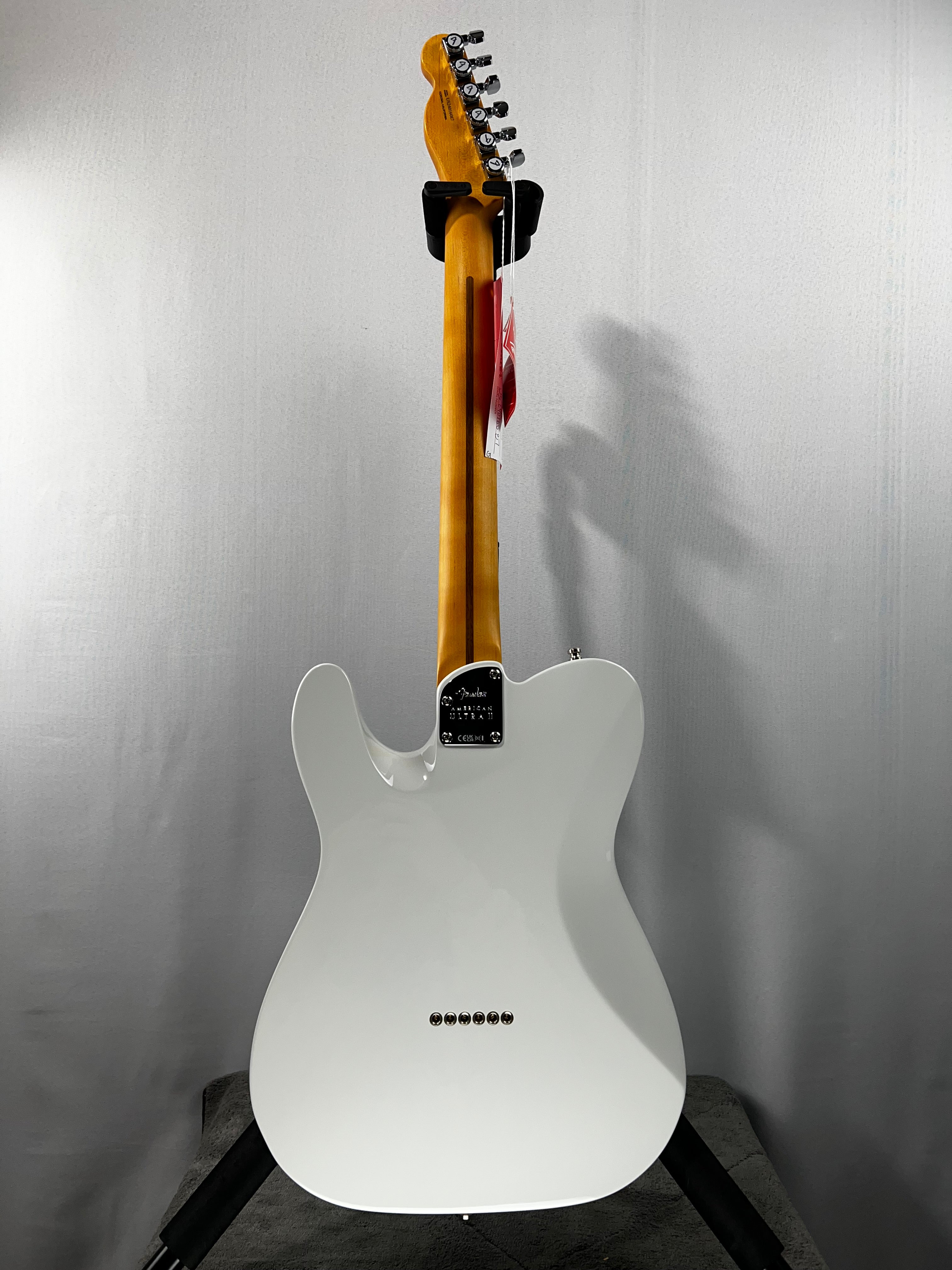 American Ultra II Telecaster Electric Guitar - Avalanche, Maple Fingerboard #087