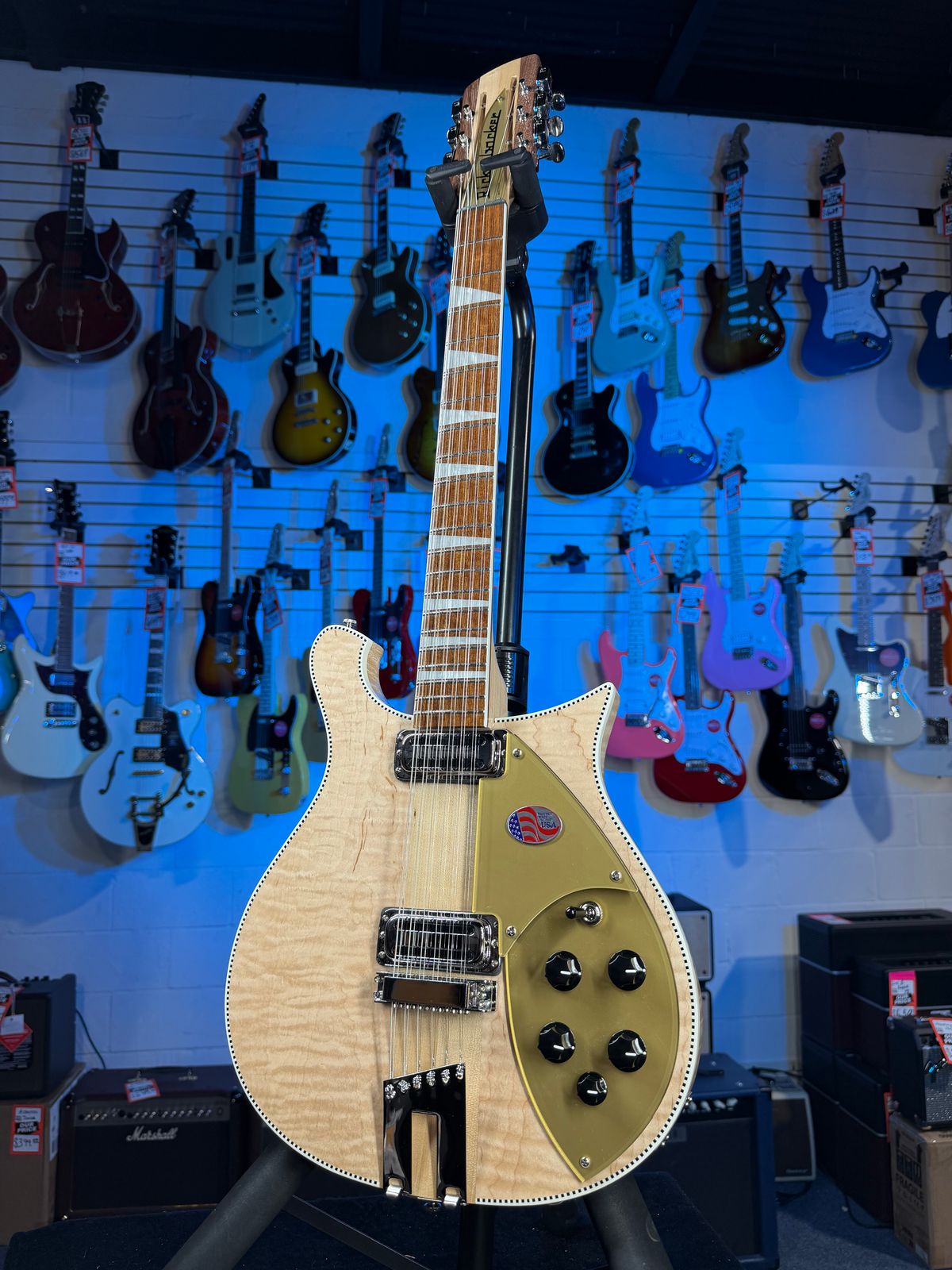 Rickenbacker 660/12 12-string Electric Guitar - Mapleglo, 2026 w Ric Case, Free Ship 773