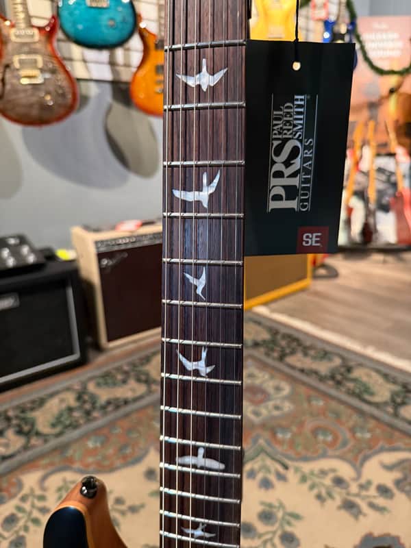 PRS SE CE 24 Satin Flat Black Top, C&M Exclusive 874