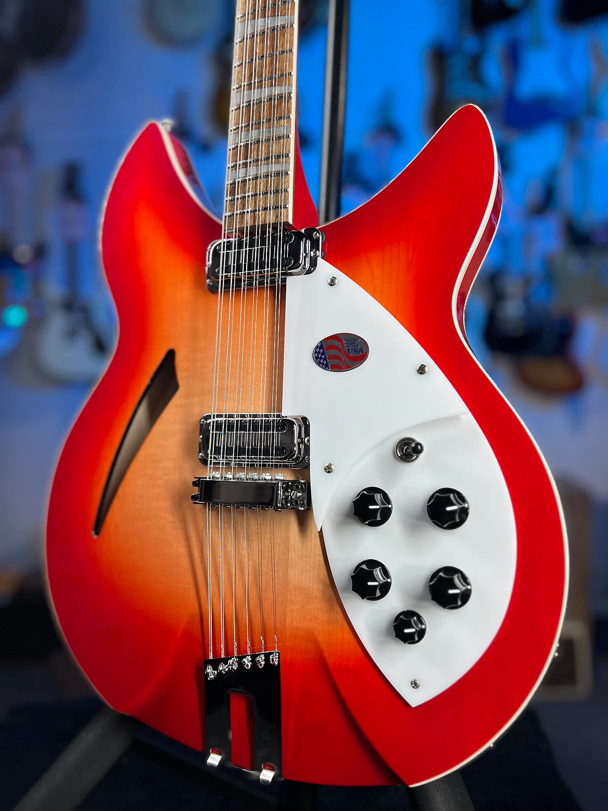 New 2025 Rickenbacker 360/12C63 12-String 360, Fireglo, with OHSCase, Free Ship 691