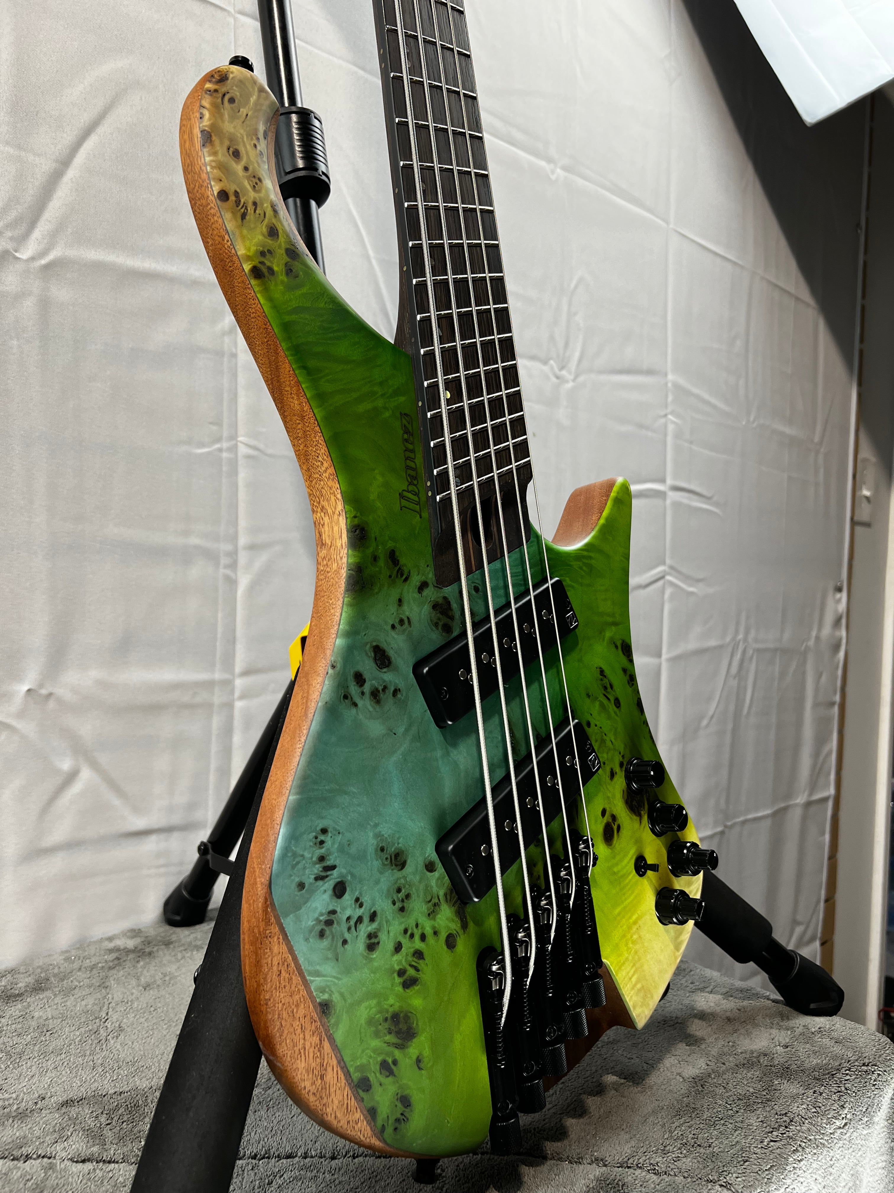 Bass Workshop EHB1505MS Bass Guitar - Ocean Inlet Flat #310