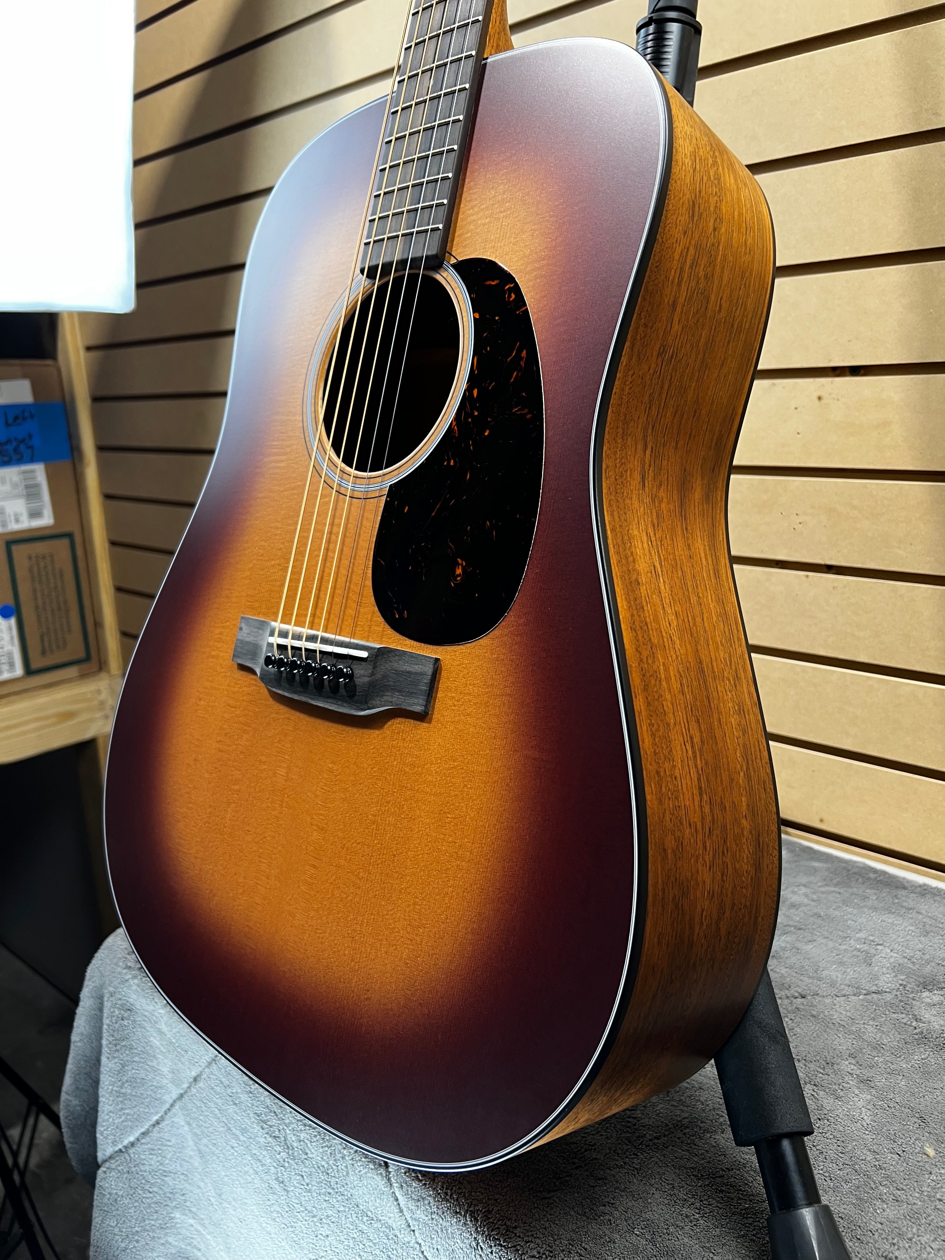 D-18 Satin Acoustic Guitar - Satin Amberburst #461