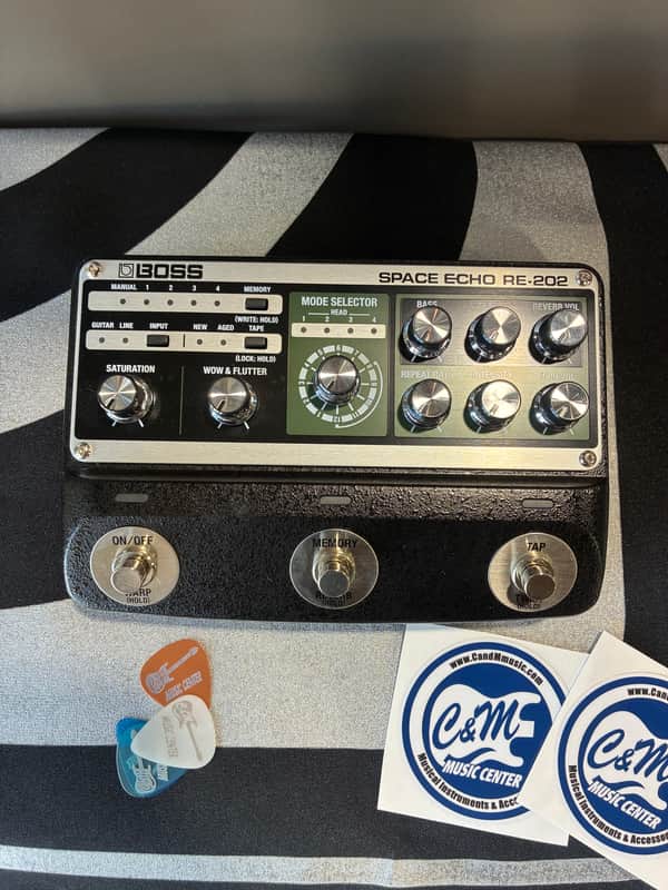 Boss Space Echo RE-202, New, Authorized Dealer, Free Ship