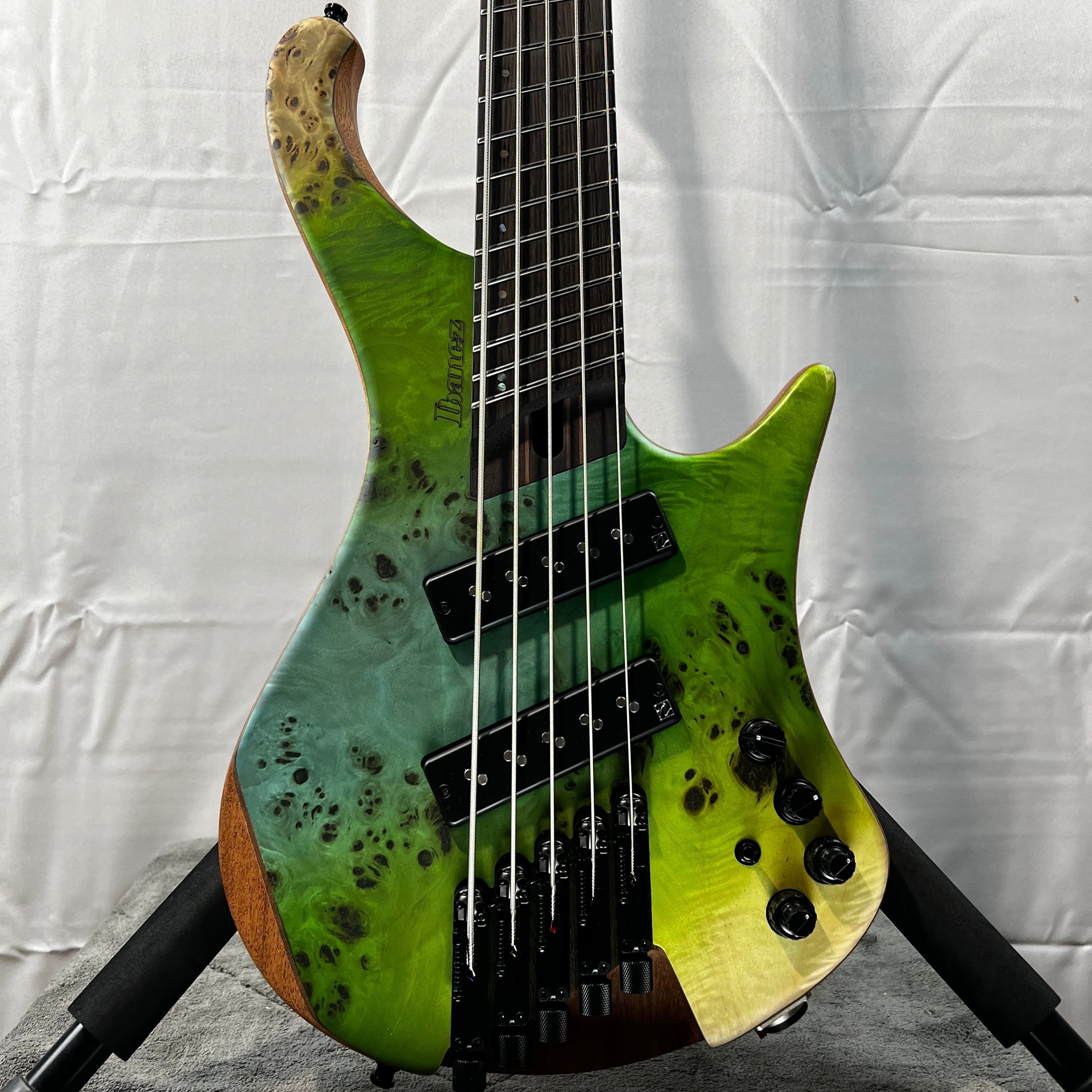 Bass Workshop EHB1505MS Bass Guitar - Ocean Inlet Flat #310