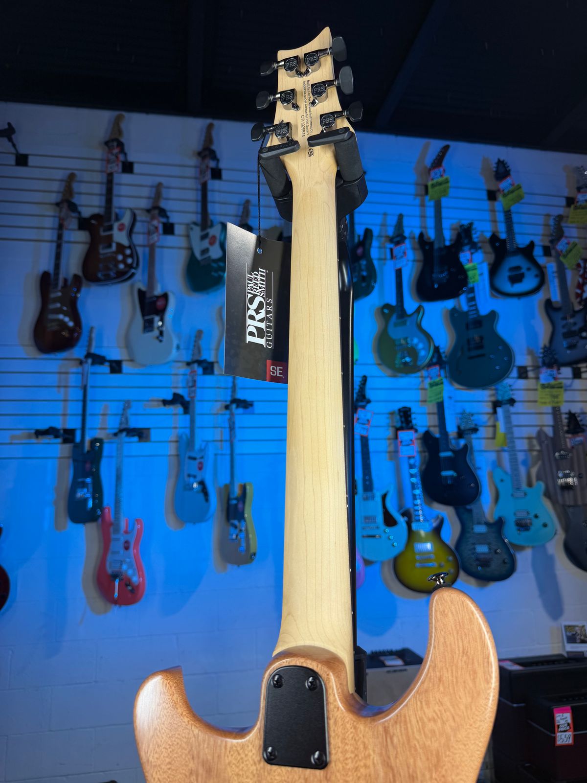 PRS SE CE 24 Satin - Flat White Top, C&M Exclusive - Black / Smoked Hardware, Free Plek & Setup # 514