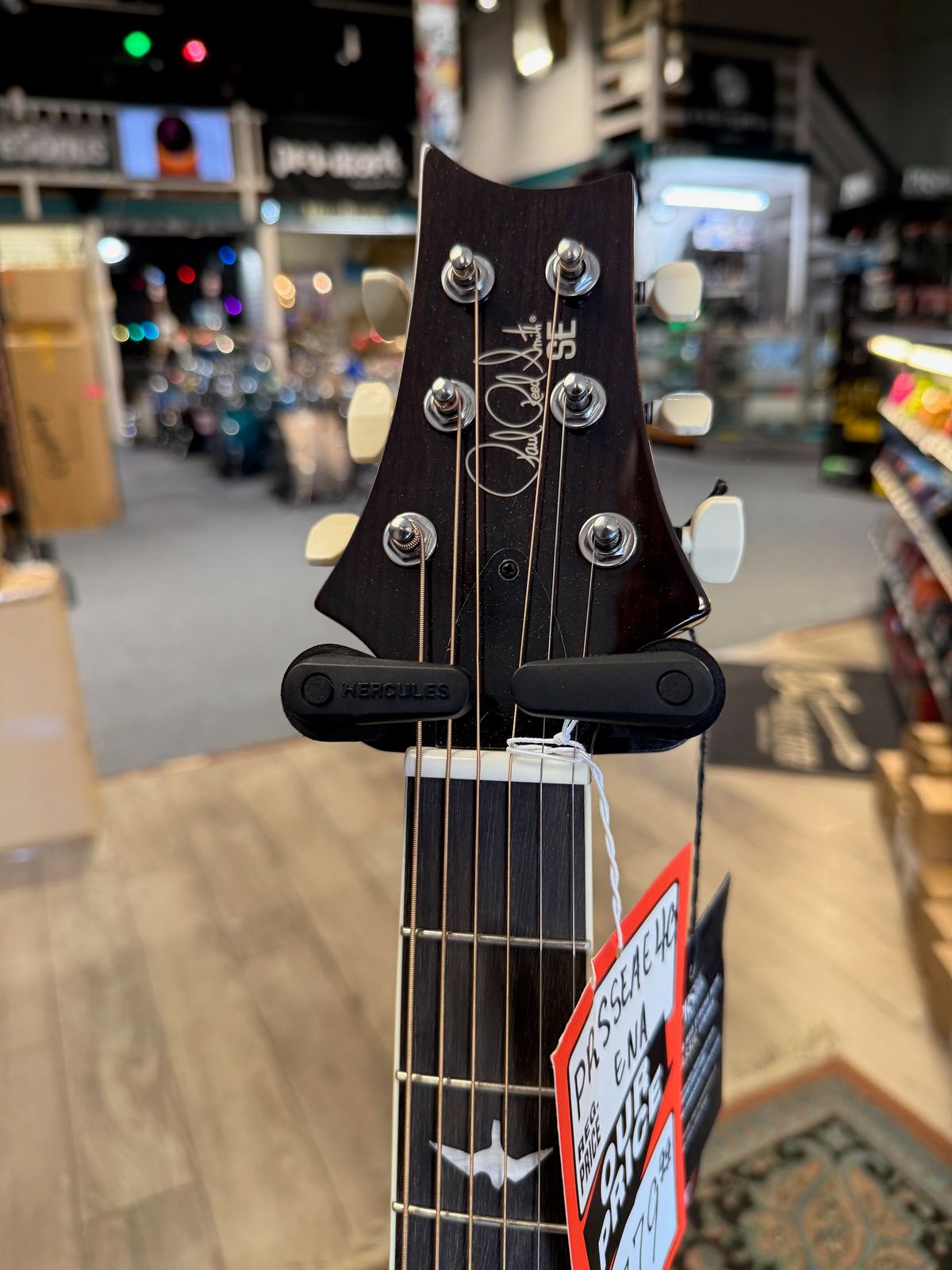 PRS SE A40E, Acoustic-Electric Guitar, Natural #648