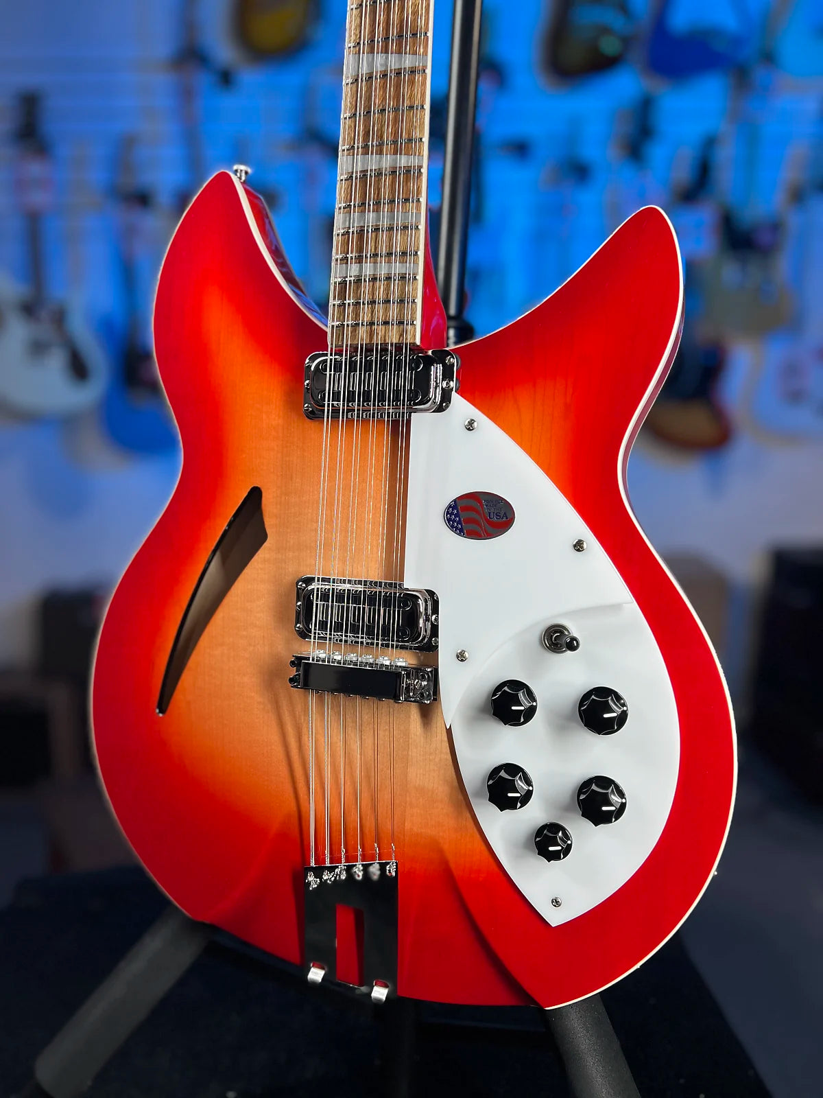 New 2025 Rickenbacker 360/12C63 12-String 360, Fireglo, with OHSCase, Free Ship 691