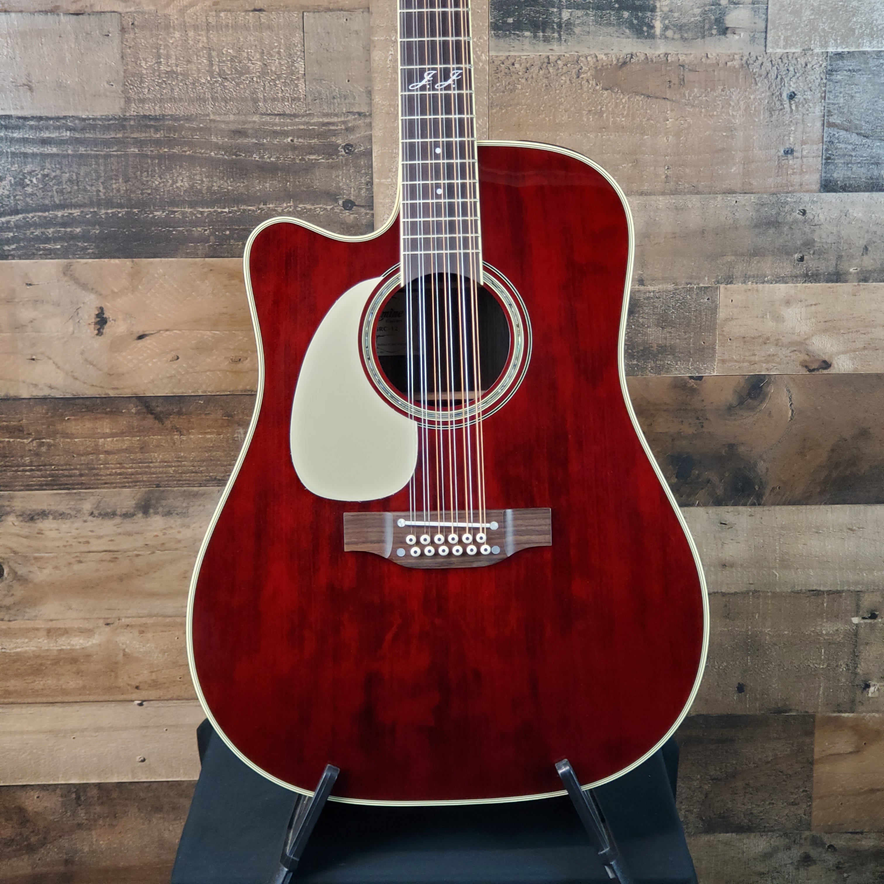 Takamine JJ325SRC-12 Left Handed, John Jorgenson 12-string - Gloss Red, Free Ship, 538