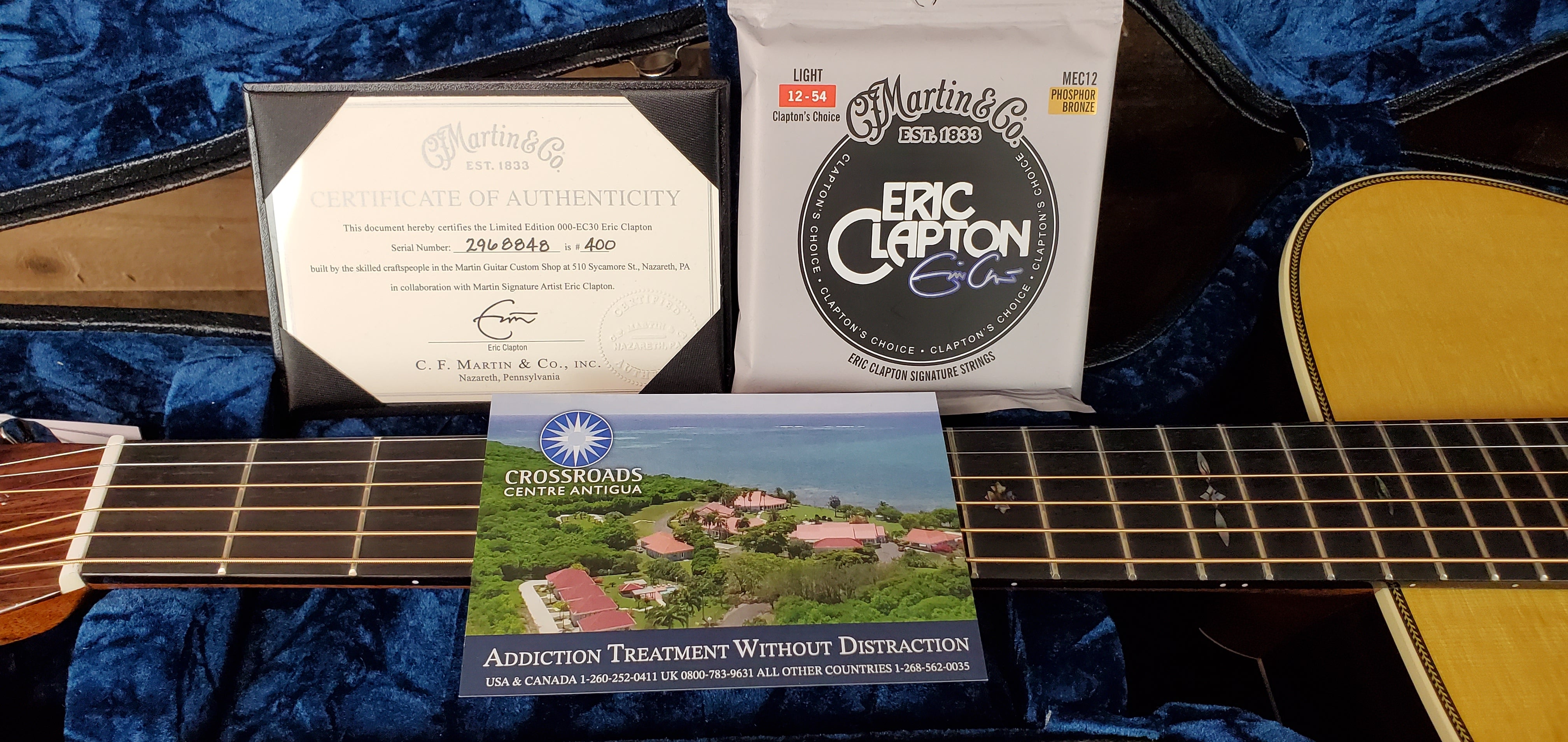 Martin 000-EC Eric Clapton 30th Anniversary Acoustic Guitar - Antique Toner, 848