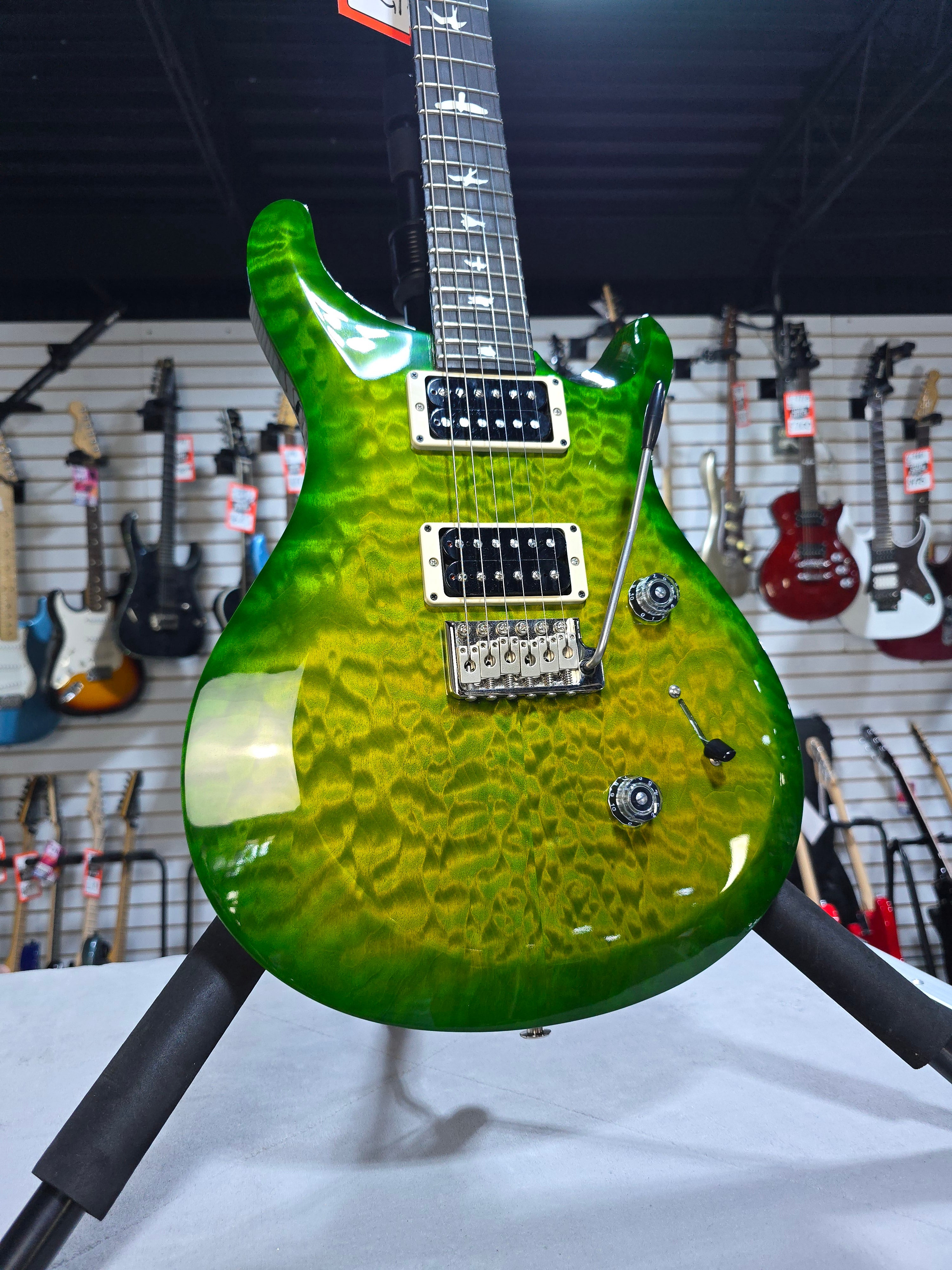 S2 Custom 24 - C&M Exclusive Eriza Verde Quilt Top w/Ebony Board #514 GET PLEK'D!